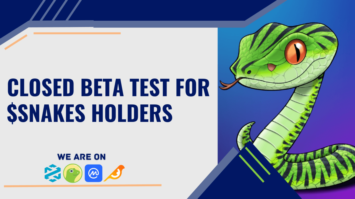 Snakes Game starts collecting applications for a closed Beta test of their game