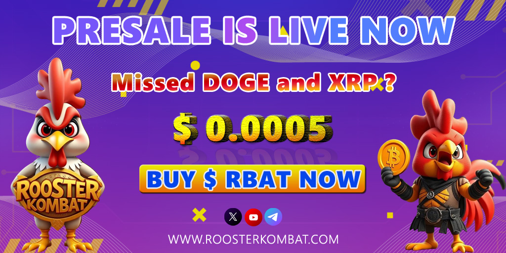 Rooster Kombat’s RBAT Presale Is Live: Could This Gaming Coin Be the Next 100x Crypto Sensation?