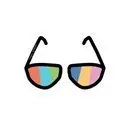 Unique Glasses Token Logo