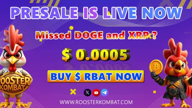 Rooster Kombat’s RBAT Presale Is Live: Could This Gaming Coin Be the Next 100x Crypto Sensation?