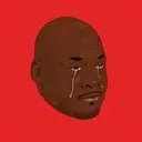 CRYING JORDAN Logo