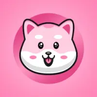 Baby Pink Doge Logo
