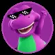 Purple dinosaur Barney