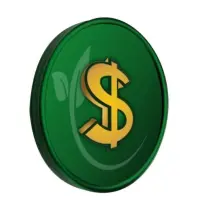 Green Dollar Coin Logo