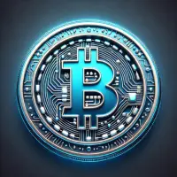 Blue Bitcoin Logo