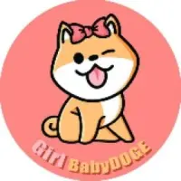 Girl babydoge Logo