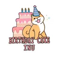Birthday Cake Inu Logo
