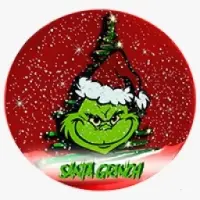 Santa Grinch Logo