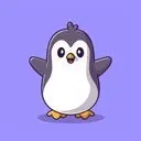 Purple Penguin Logo