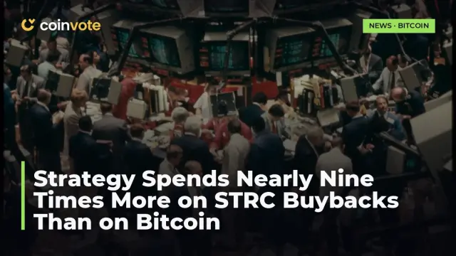Strategy Spends Nearly Nine Times More on STRC Buybacks Than on Bitcoin