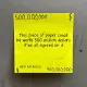 500M piece of paper