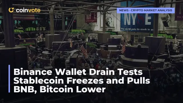Binance Wallet Drain Tests Stablecoin Freezes and Pulls BNB, Bitcoin Lower