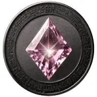 Pink Diamond Coin Logo
