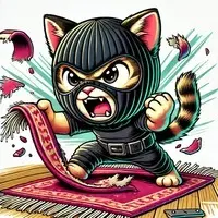 Ski Mask Kitten Logo