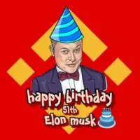 HBD Elon Musk BSC Logo