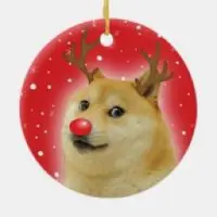 Red Nose ReinDOGE Logo