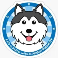Baby Malamute Logo