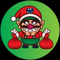 Santa Wario Coin Logo