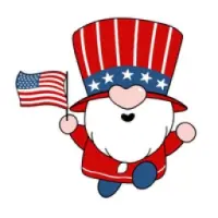Happy 4th of July Logo