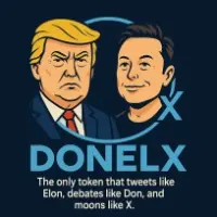 DonElon eXodus Logo