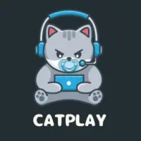Baby cat play Logo