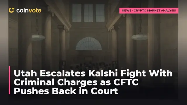 Utah Escalates Kalshi Fight With Criminal Charges as CFTC Pushes Back in Court