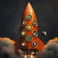 Meme Coin ROCKET Logo