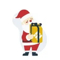 SANTA GIVES Logo
