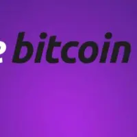 Purple Bitcoin Logo