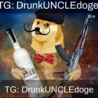 Drunk Uncle Doge Logo