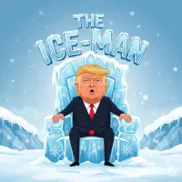 The ice man Logo