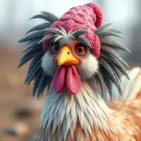 Hairy Cock Wif Hat Logo