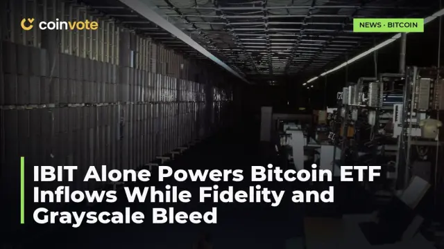 IBIT Alone Powers Bitcoin ETF Inflows While Fidelity and Grayscale Bleed