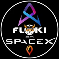 FlokiOnSpaceX Logo