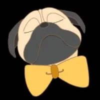 Poly MoonPug Logo