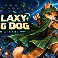 Galaxy King Dog Logo