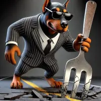 Fork Dog Logo
