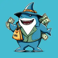 Shark Wif Hat Logo