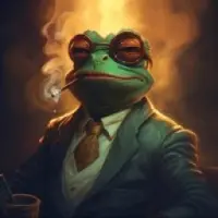 Pepe smoking Logo