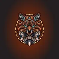 Mecha Wolf Logo