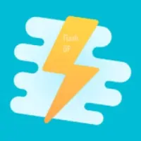 Flash Up Coin Logo