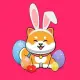 Easter Shiba