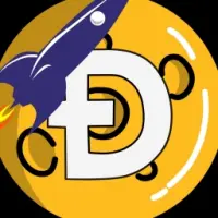 Doge rocket moon Logo