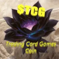 TCG Trading Card Games Coin Logo