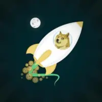 Meta Doge Rocket Logo