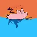 Aqua Pig Logo
