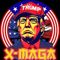 Trump X Maga Logo
