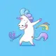 Unicorn the fast moon