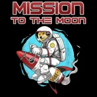 Doge 1 Mission to the moon Logo