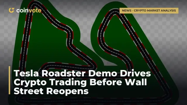 Tesla Roadster Demo Drives Crypto Trading Before Wall Street Reopens